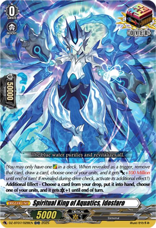Spiritual King of Aquatics, Idosfaro (DZ-BT07/028EN) [Moon Fangs & Cerulean Blaze] | Pegasus Games WI