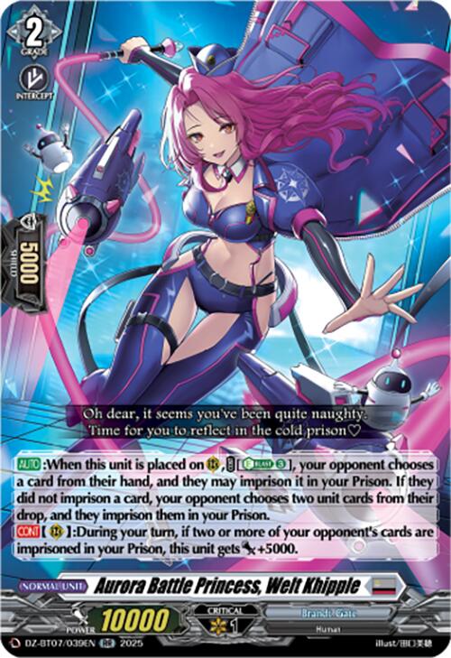 Aurora Battle Princess, Welt Khipple (DZ-BT07/039EN) [DZ-BT07: Moon Fangs & Cerulean Blaze] | Pegasus Games WI