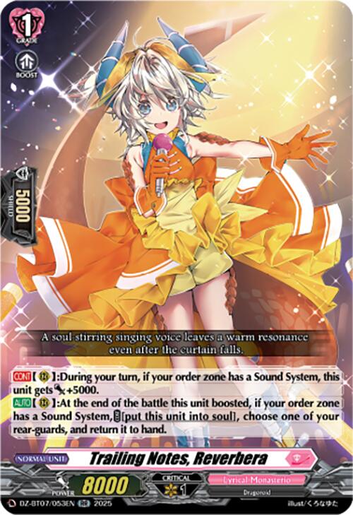Trailing Notes, Reverbera (DZ-BT07/053EN) [DZ-BT07: Moon Fangs & Cerulean Blaze] | Pegasus Games WI