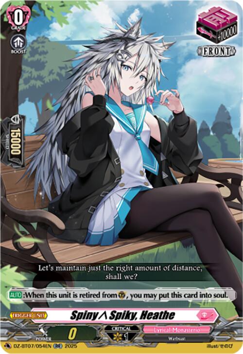 SpinySpiky, Heathe (DZ-BT07/054EN) [Moon Fangs & Cerulean Blaze] | Pegasus Games WI