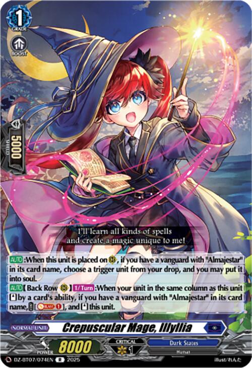 Crepuscular Mage, Illyllia (DZ-BT07/074EN) [DZ-BT07: Moon Fangs & Cerulean Blaze] | Pegasus Games WI