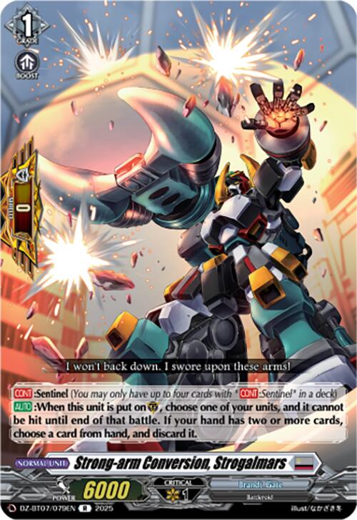 Strong-arm Conversion, Strogalmars (DZ-BT07/079EN) [DZ-BT07: Moon Fangs & Cerulean Blaze] | Pegasus Games WI