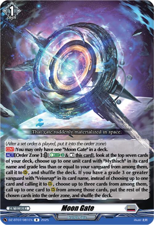 Moon Gate (DZ-BT07/081EN) [Moon Fangs & Cerulean Blaze] | Pegasus Games WI