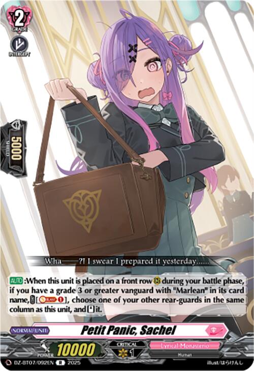 Petit Panic, Sachel (DZ-BT07/092EN) [DZ-BT07: Moon Fangs & Cerulean Blaze] | Pegasus Games WI