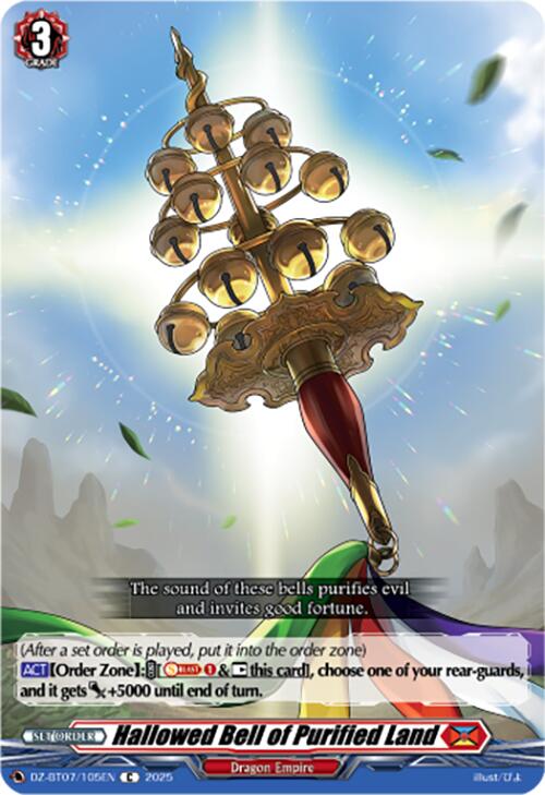 Hallowed Bell of Purified Land (DZ-BT07/105EN) [DZ-BT07: Moon Fangs & Cerulean Blaze] | Pegasus Games WI
