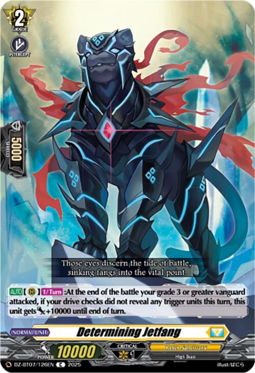 Determining Jetfang (DZ-BT07/126EN) [DZ-BT07: Moon Fangs & Cerulean Blaze] | Pegasus Games WI