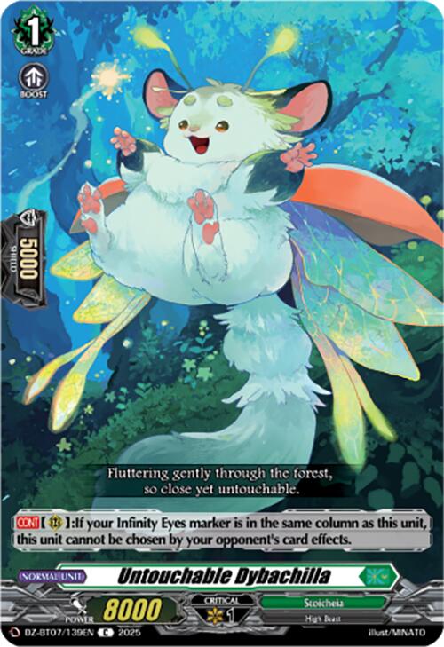 Untouchable Dybachilla (DZ-BT07/139EN) [DZ-BT07: Moon Fangs & Cerulean Blaze] | Pegasus Games WI