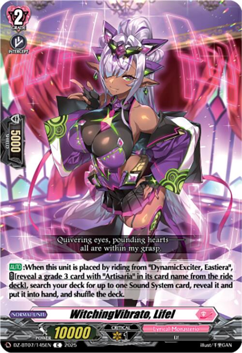 WitchingVibrato, Lifel (DZ-BT07/145EN) [DZ-BT07: Moon Fangs & Cerulean Blaze] | Pegasus Games WI