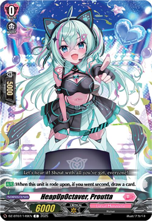 HeapUpOctaver, Proutta (DZ-BT07/149EN) [DZ-BT07: Moon Fangs & Cerulean Blaze] | Pegasus Games WI