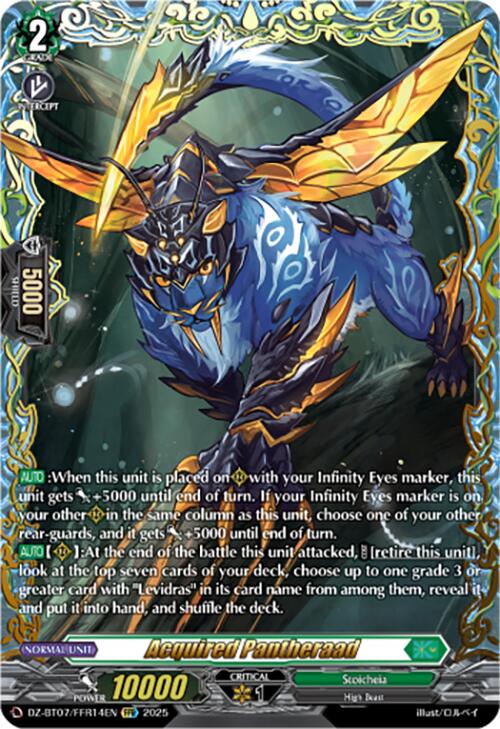 Acquired Pantheraad (DZ-BT07/FFR14EN) [DZ-BT07: Moon Fangs & Cerulean Blaze] | Pegasus Games WI