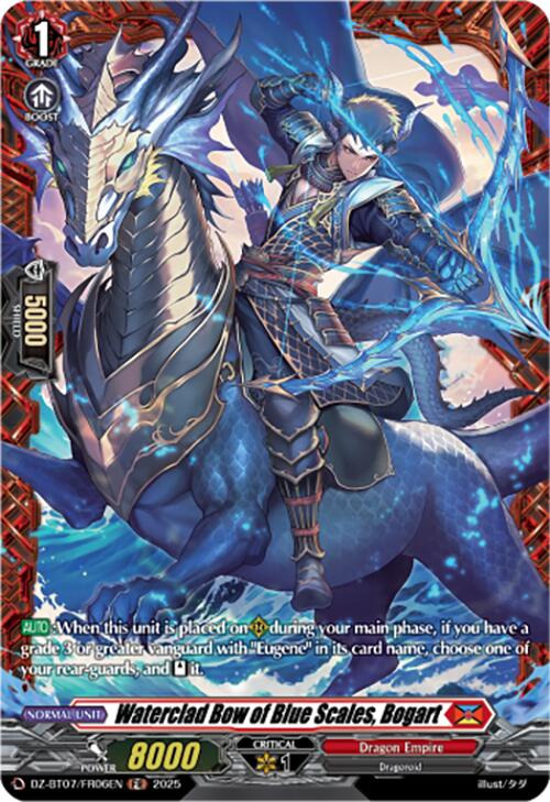 Waterclad Bow of Blue Scales, Bogart (DZ-BT07/FR06EN) [Moon Fangs & Cerulean Blaze] | Pegasus Games WI