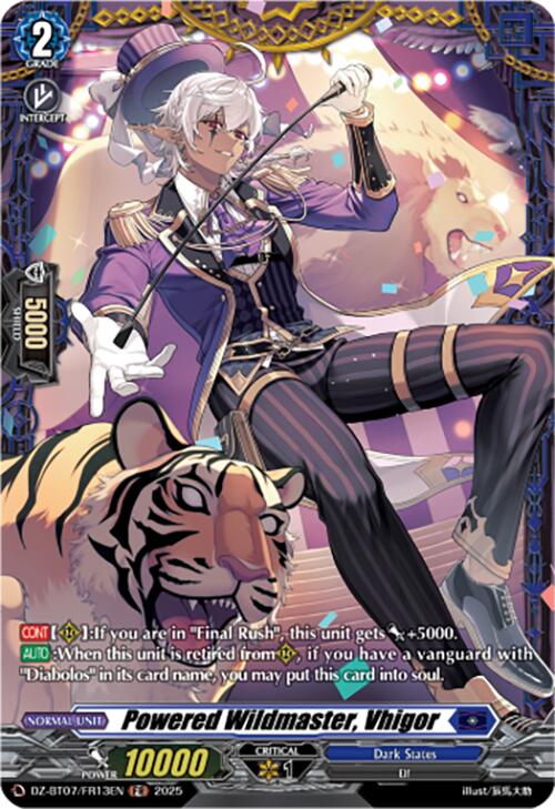Powered Wildmaster, Vhigor (DZ-BT07/FR13EN) [DZ-BT07: Moon Fangs & Cerulean Blaze] | Pegasus Games WI