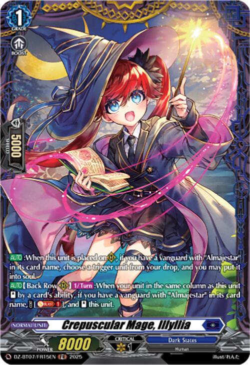 Crepuscular Mage, Illyllia (DZ-BT07/FR15EN) [DZ-BT07: Moon Fangs & Cerulean Blaze] | Pegasus Games WI