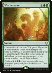 Wurmquake [Phyrexia: All Will Be One Commander] | Pegasus Games WI