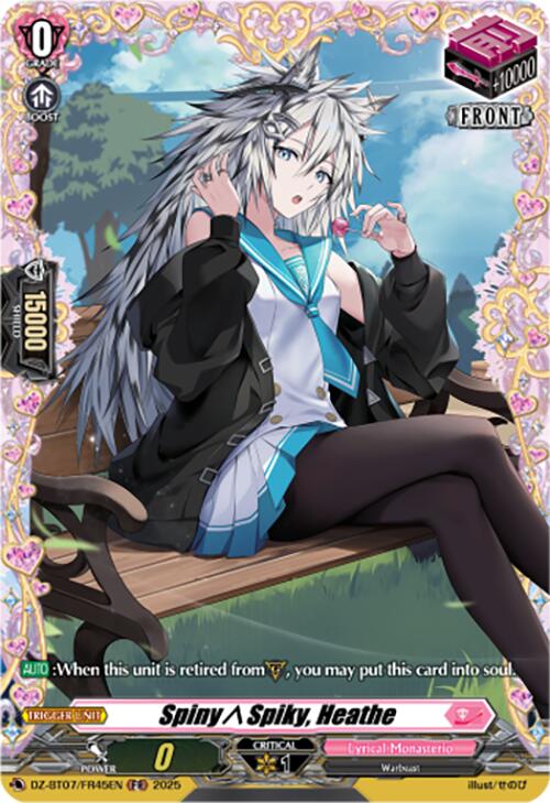 SpinySpiky, Heathe (DZ-BT07/FR45EN) [Moon Fangs & Cerulean Blaze] | Pegasus Games WI