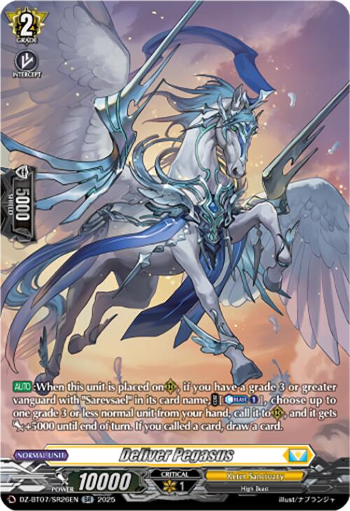 Deliver Pegasus (DZ-BT07/SR26EN) [DZ-BT07: Moon Fangs & Cerulean Blaze] | Pegasus Games WI