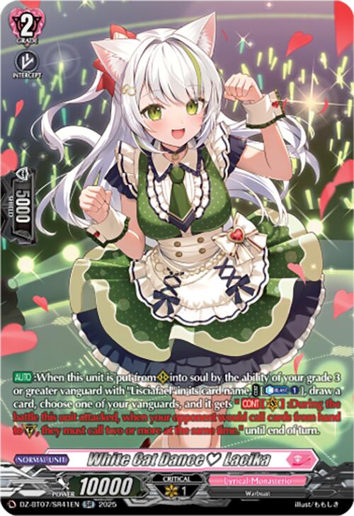 White Cat Dance Lacika (DZ-BT07/SR41EN) [DZ-BT07: Moon Fangs & Cerulean Blaze] | Pegasus Games WI