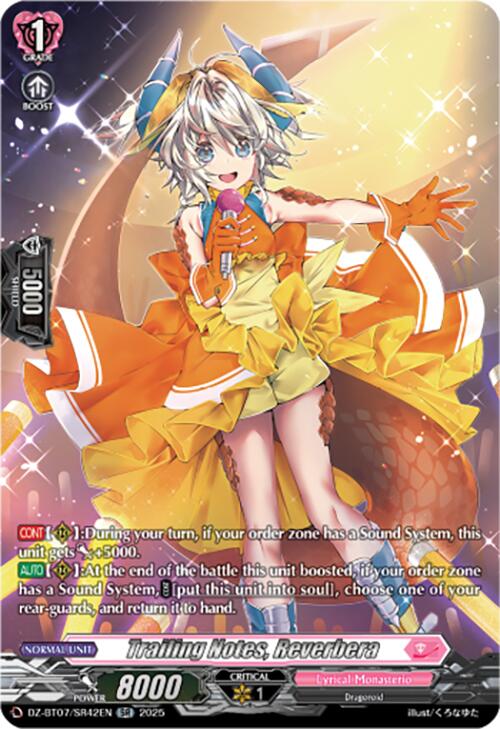 Trailing Notes, Reverbera (DZ-BT07/SR42EN) [DZ-BT07: Moon Fangs & Cerulean Blaze] | Pegasus Games WI