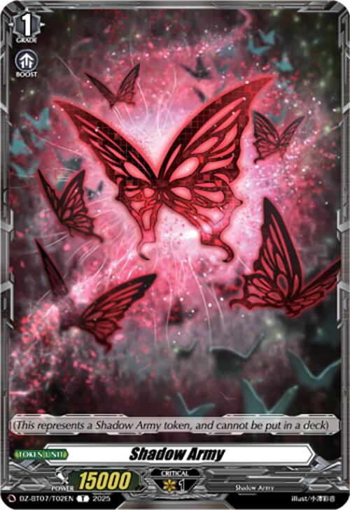 Shadow Army (DZ-BT07/T02EN) [Moon Fangs & Cerulean Blaze] | Pegasus Games WI