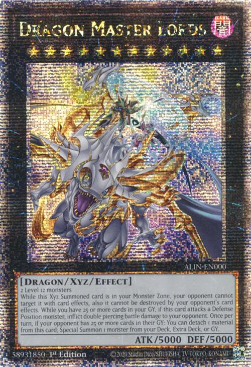 Dragon Master Lords [ALIN-EN000] Quarter Century Secret Rare | Pegasus Games WI