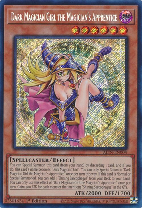 Dark Magician Girl the Magician's Apprentice [ALIN-EN004] Secret Rare | Pegasus Games WI