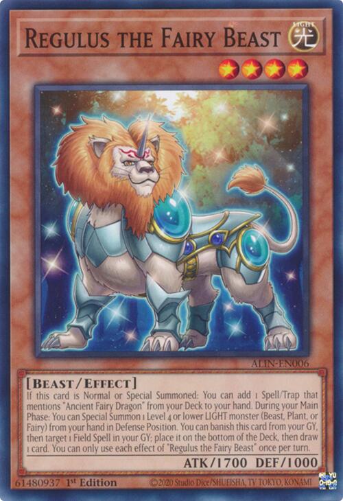 Regulus the Fairy Beast [ALIN-EN006] Common | Pegasus Games WI