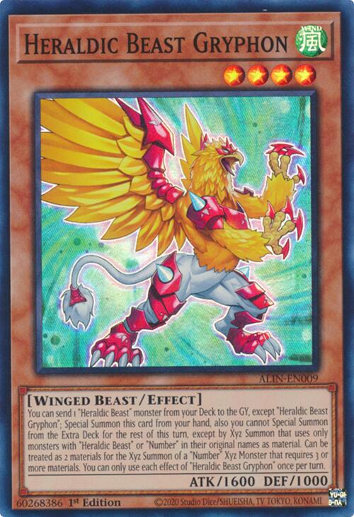 Heraldic Beast Gryphon [ALIN-EN009] Super Rare | Pegasus Games WI