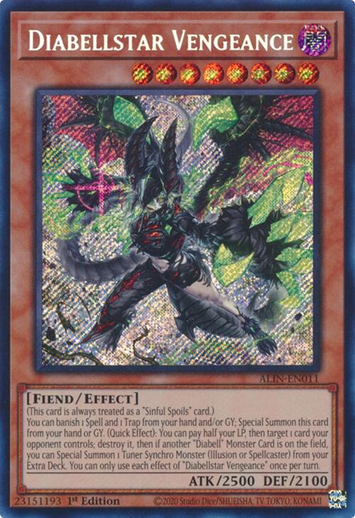 Diabellstar Vengeance [ALIN-EN011] Secret Rare | Pegasus Games WI
