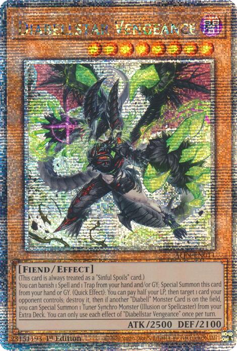 Diabellstar Vengeance [ALIN-EN011] Quarter Century Secret Rare | Pegasus Games WI
