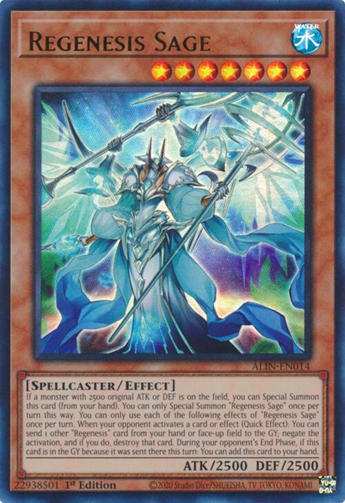 Regenesis Sage [ALIN-EN014] Ultra Rare | Pegasus Games WI