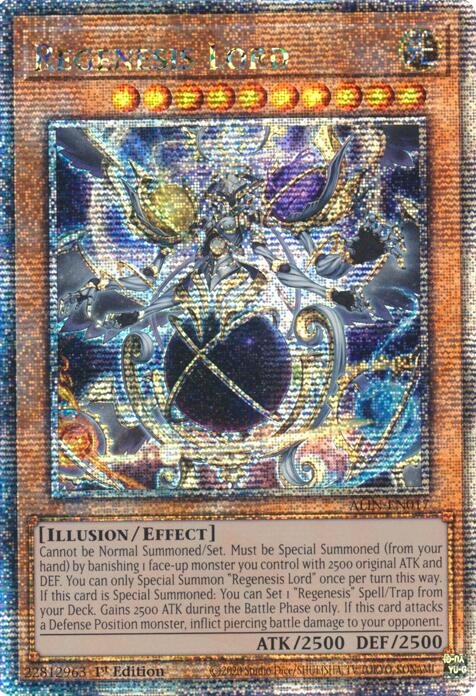Regenesis Lord [ALIN-EN017] Quarter Century Secret Rare | Pegasus Games WI