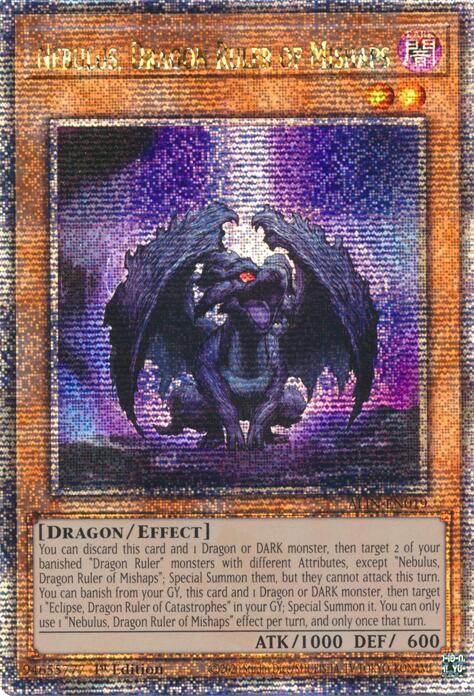 Nebulus, Dragon Ruler of Mishaps [ALIN-EN019] Quarter Century Secret Rare | Pegasus Games WI