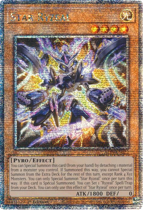 Star Ryzeal [ALIN-EN022] Quarter Century Secret Rare | Pegasus Games WI