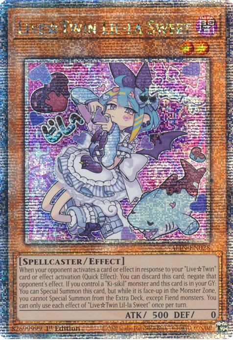 Live Twin Lil-la Sweet [ALIN-EN028] Quarter Century Secret Rare | Pegasus Games WI