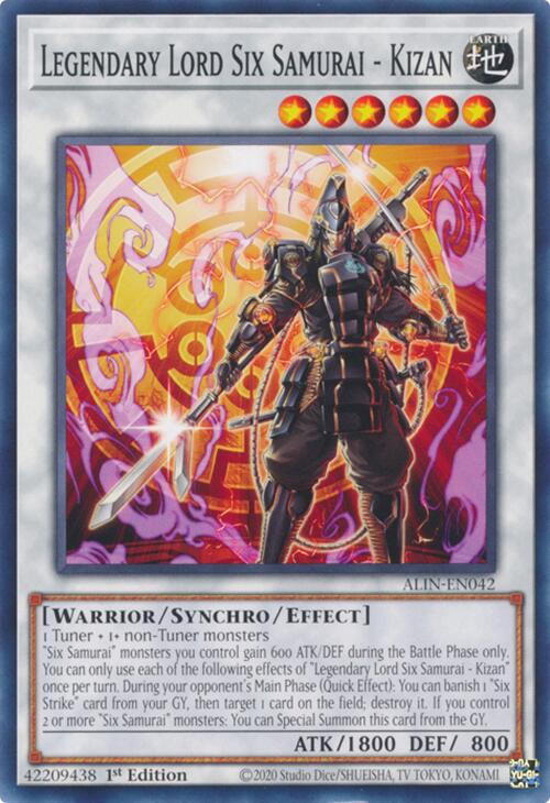 Legendary Lord Six Samurai - Kizan [ALIN-EN042] Common | Pegasus Games WI