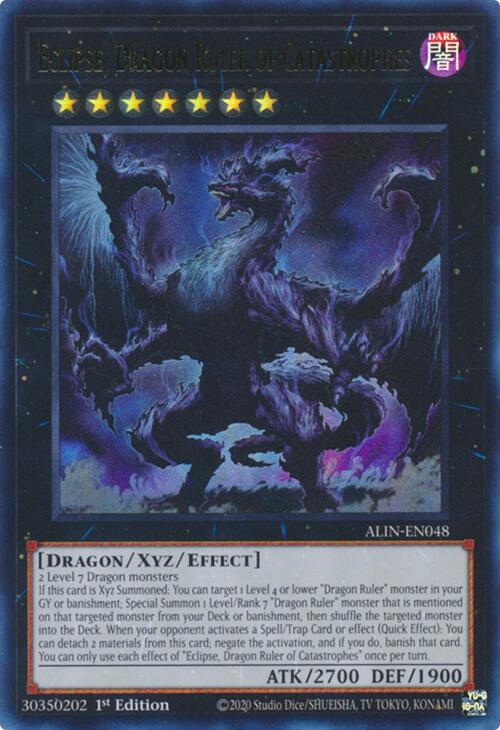 Eclipse, Dragon Ruler of Catastrophes [ALIN-EN048] Ultra Rare | Pegasus Games WI