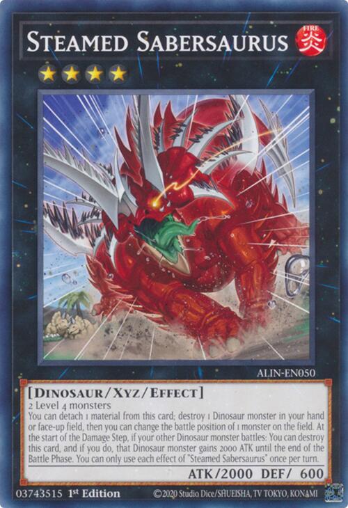 Steamed Sabersaurus [ALIN-EN050] Common | Pegasus Games WI