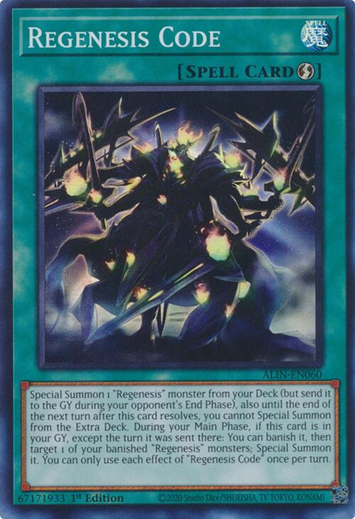Regenesis Code [ALIN-EN060] Super Rare | Pegasus Games WI