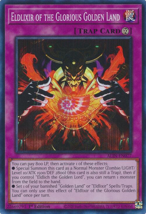 Eldlixir of the Glorious Golden Land [ALIN-EN077] Super Rare | Pegasus Games WI