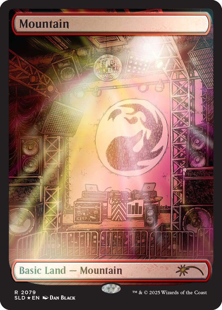 Mountain (2079) (Rainbow Foil) [Secret Lair Drop Series] | Pegasus Games WI