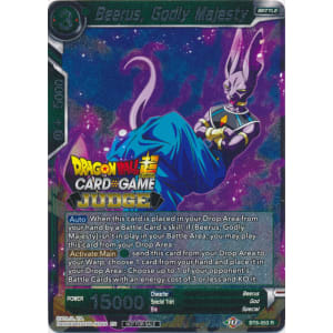 Beerus, Godly Majesty (BT8-053) [Judge Promotion Cards] | Pegasus Games WI