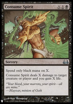 Consume Spirit [The List] | Pegasus Games WI