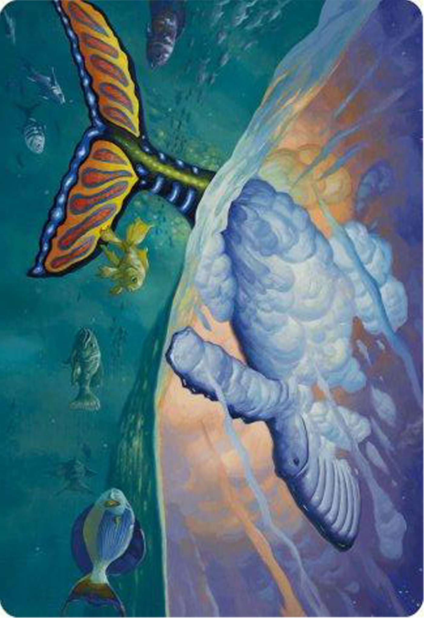 Dreamtide Whale Art Card [Modern Horizons 3 Art Series] | Pegasus Games WI