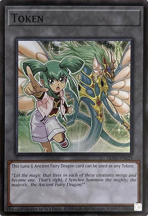 Token (Luna & Ancient Fairy Dragon) [TKN5-EN023] Super Rare | Pegasus Games WI