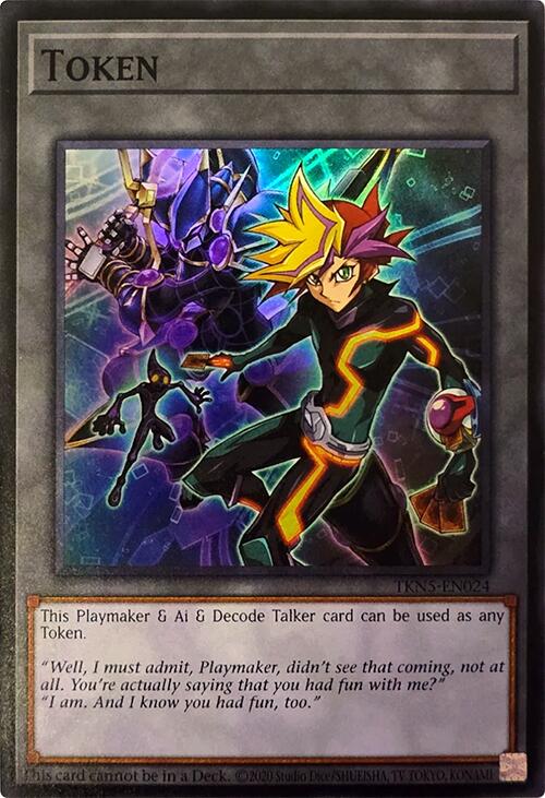Token (Playmaker & Ai & Decode Talker) [TKN5-EN024] Super Rare | Pegasus Games WI