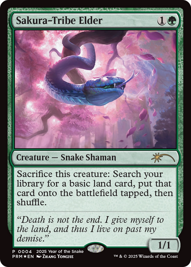 Sakura-Tribe Elder (Year of the Snake 2025) [Standard Showdown Promos] | Pegasus Games WI