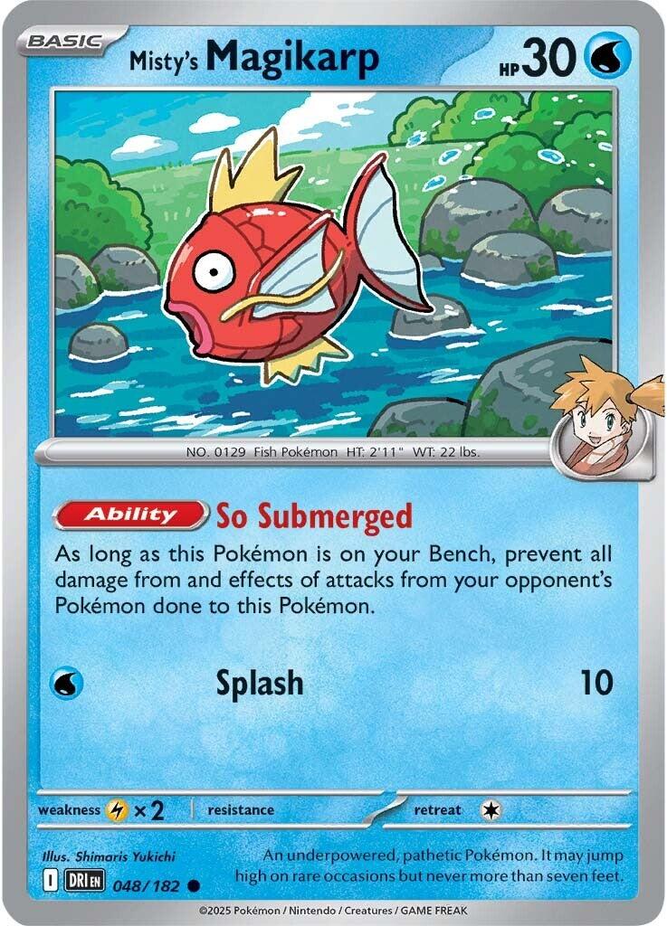 Misty's Magikarp (048/182) [Scarlet & Violet: Destined Rivals] | Pegasus Games WI