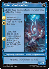 Jill, Shiva's Dominant // Shiva, Warden of Ice (Extended Art) [FINAL FANTASY] | Pegasus Games WI