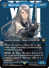 Jill, Shiva's Dominant // Shiva, Warden of Ice (Borderless) (Surge Foil) [FINAL FANTASY] | Pegasus Games WI