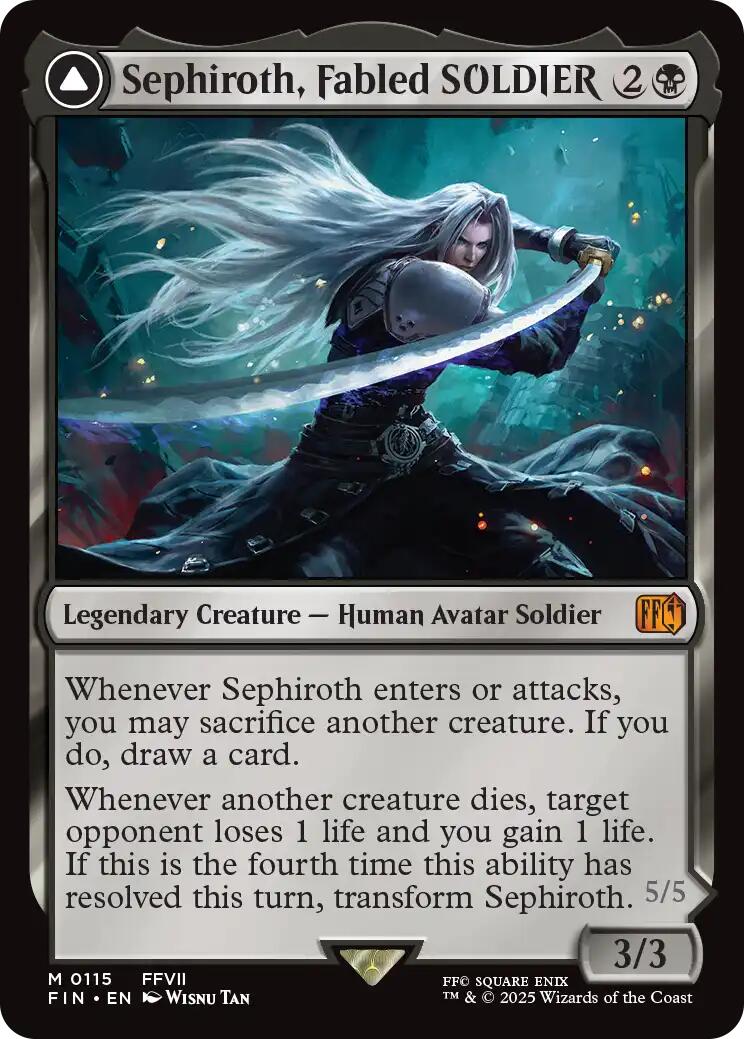 Sephiroth, Fabled SOLDIER // Sephiroth, One-Winged Angel [FINAL FANTASY] | Pegasus Games WI